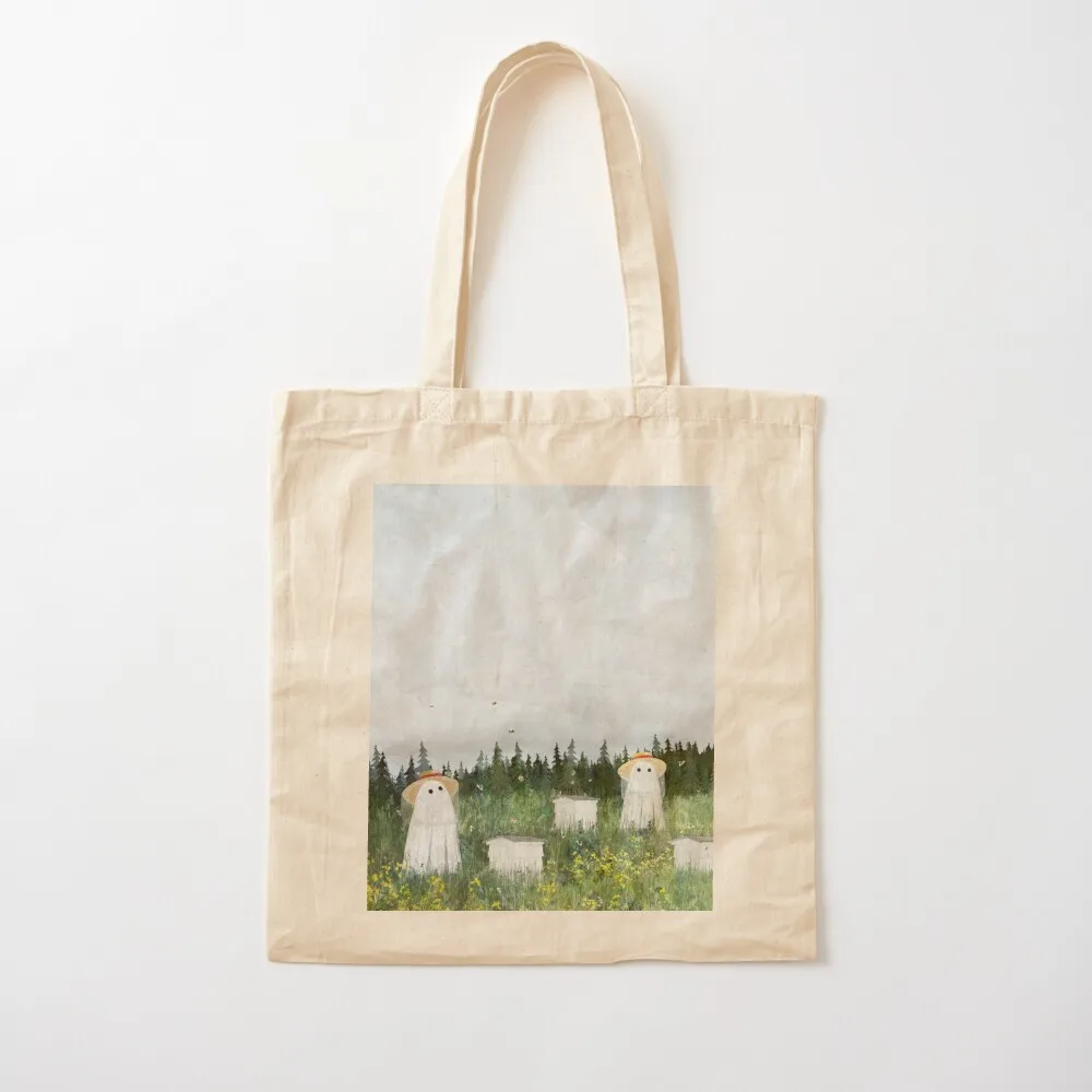 There's Ghosts By The Apiary Again... Tote Bag Women's shopper bags for women Canvas Tote Bag