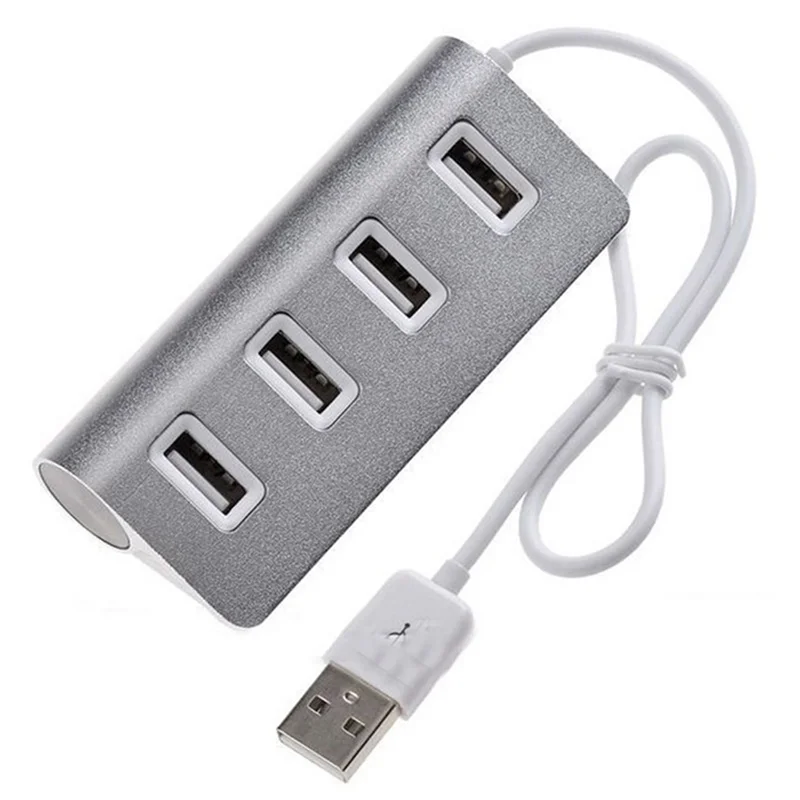 رائعة صغيرة 4 ميناء USB 2.0 محور الفاصل عالية السرعة محول الطاقة USB HUB USB HUB الفاصل لأجهزة الكمبيوتر المحمول سطح المكتب جهاز كمبيوتر شخصي