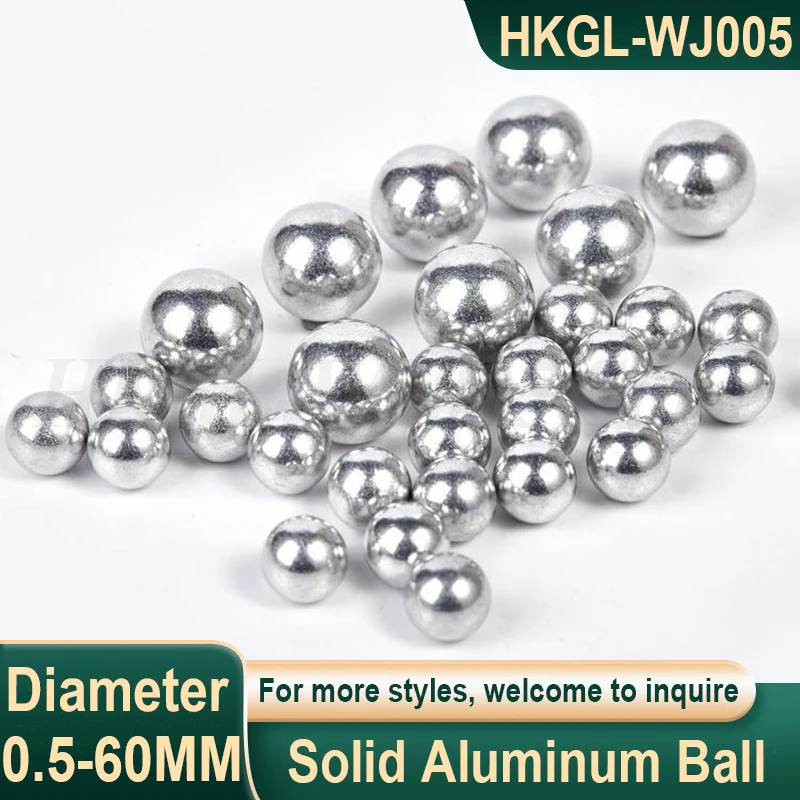 

0.5-60mm Solid Aluminum Ball Precision (1060/1070)Aluminum Ball Pure Aluminum Ball Smooth Aluminum Bead Round Bead Ball