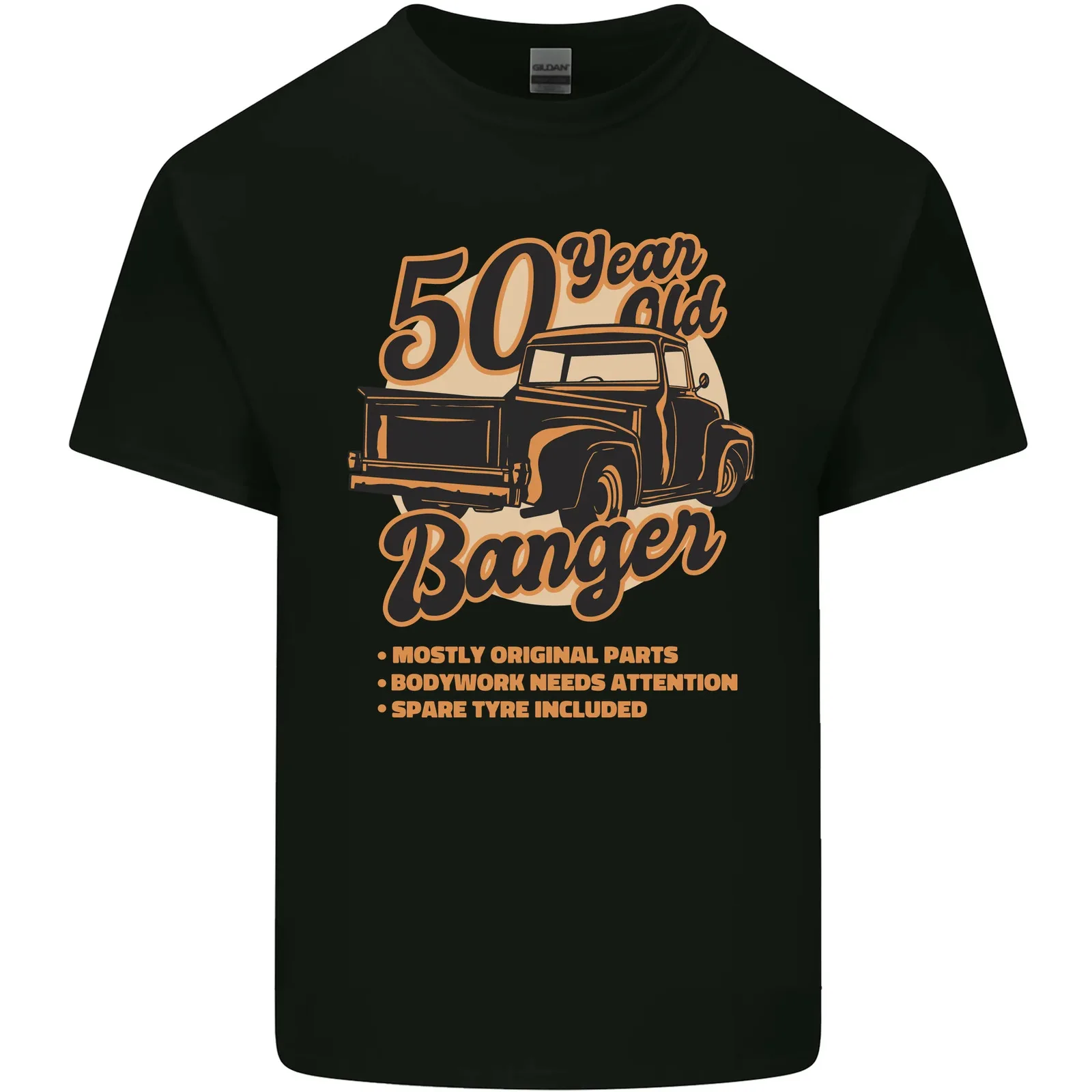 50 Year Old Banger Birthday 50th Year Old Mens Cotton T-Shirt Tee Top