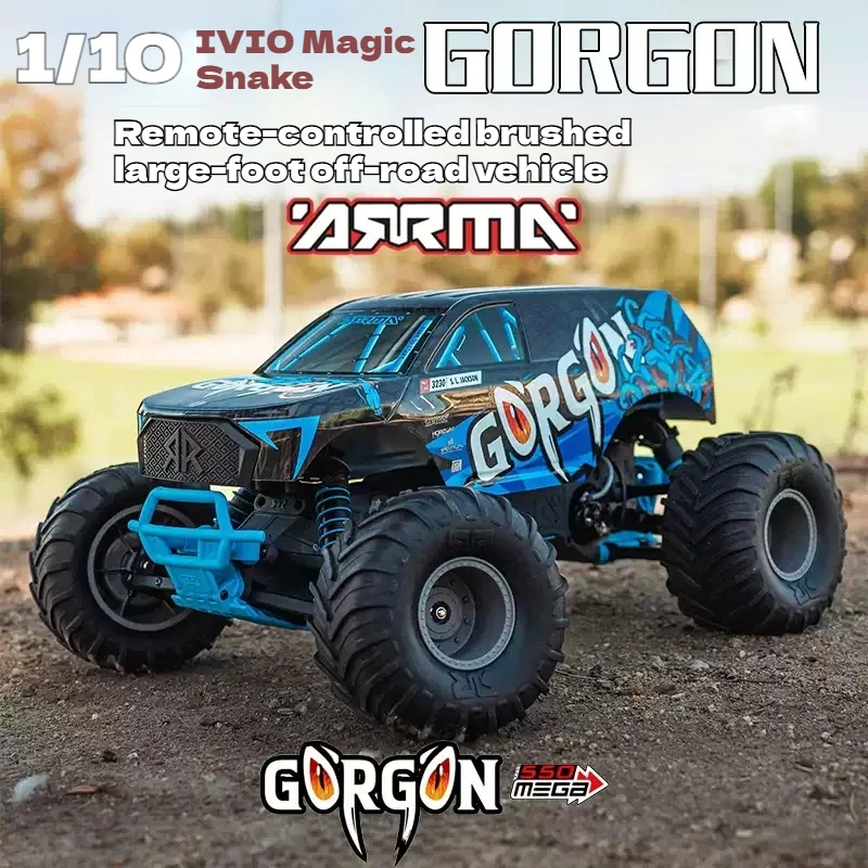

ARRMA GORGON MEGA 550 2WD масштаб 1/10, матовый электрический радиоуправляемый автомобиль RTR, новая волшебная змея 2025, игрушка с дистанционным управлением Bigfoot