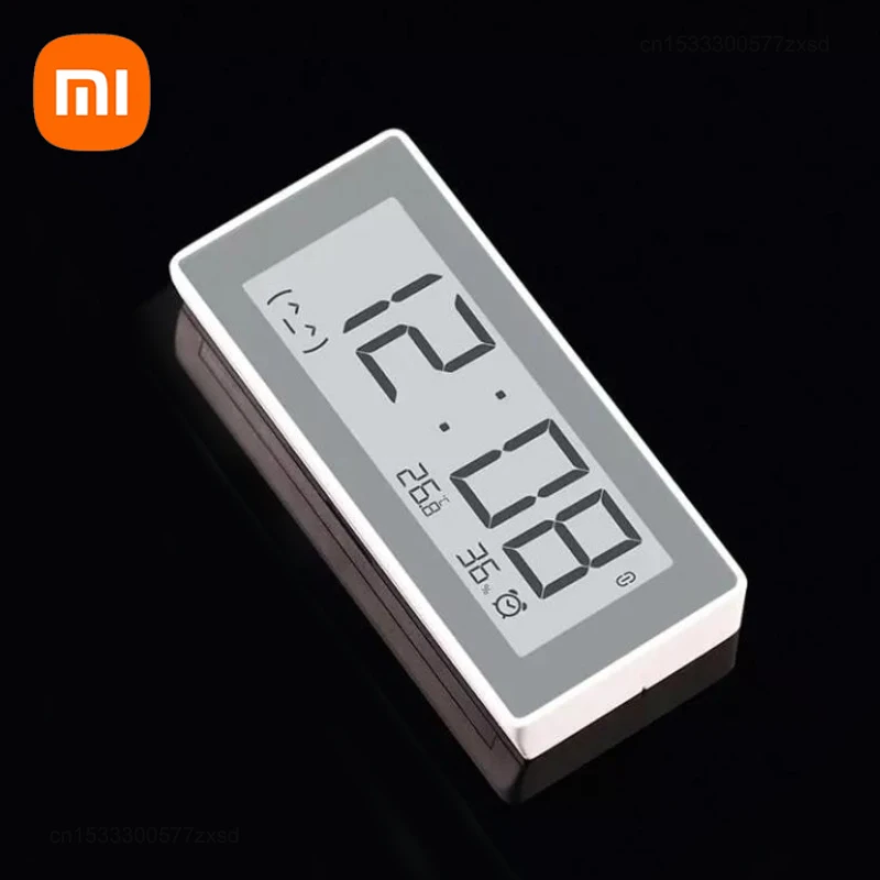 New Xiaomi MiaoMiaoCe Thermometer Temperature Humidity Sensor Smart E-Link INK LCD Screen BT4.0 Digital Clock Moisture Meter