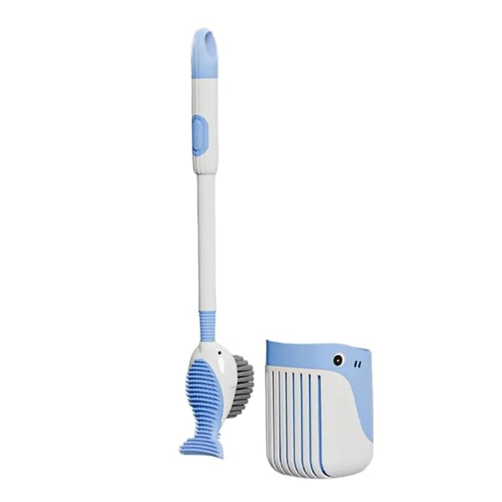 Convenient Design Deep Cleaning Set Bathroom Organization Dense Bristles Drip Tray Ergonomic Grip Rust-Resistant