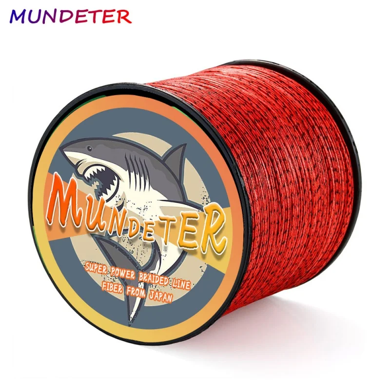 

Многонитевая плетеная леска MUNDETER X12 100/300/500/1000 м, 3 цвета