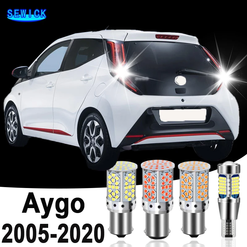 2pcs LED Reverse Light Backup Bulb Accessories For Toyota Aygo 2005-2020 2008 2009 2010 2011 2012 2013 2014 2015 2016 2017 2018