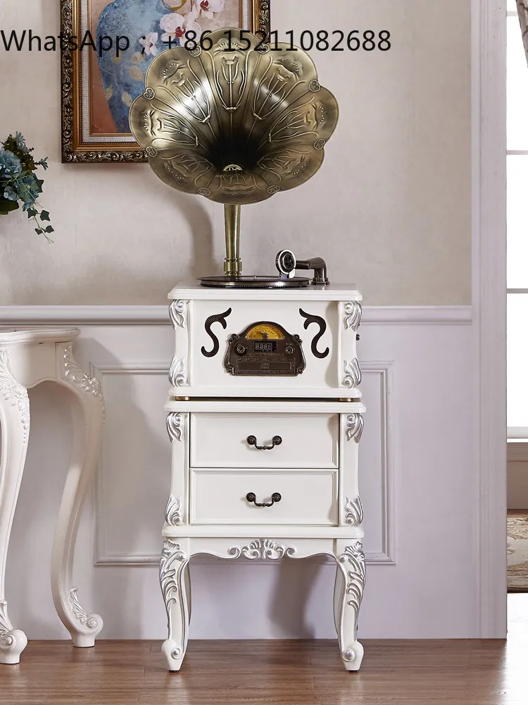 LLY phonograph antique record player living room home vinyl record player audio ornament