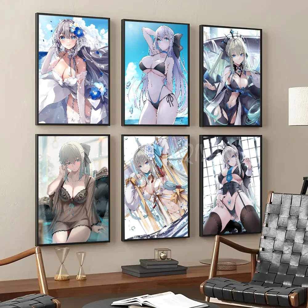 Bikini Fate Grand Order Morgan Le Fay Poster Paper Print Home Living Room Bedroom Bar Restaurant Cafe Art Painting Decor