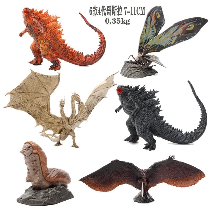تمثال وحوش Godzilla PVC ، تمثال العمل ، نموذج أنيمي ، ديناصور ، كينج كونغ ، Gk ، مكتب ، ألعاب قابلة للتحصيل ، هدية