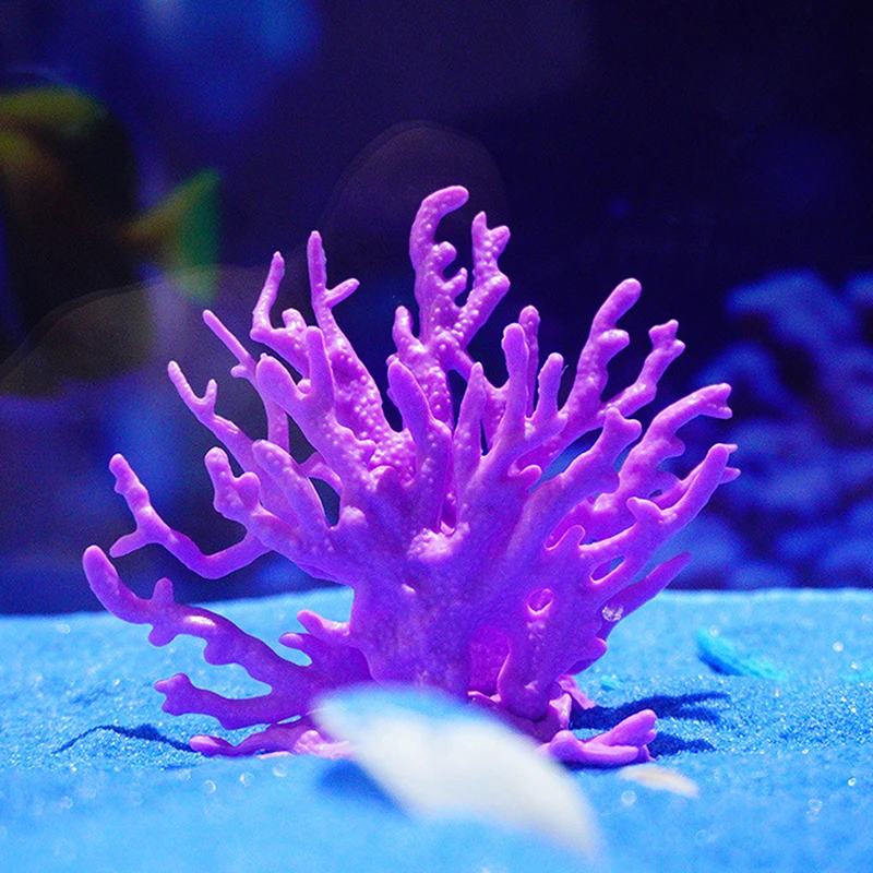 1PC Coralline Artificial Fish Tank Decorations Aquarium Artificial PVC Plants Coral Ornaments Aquarium Landscape Aquarium