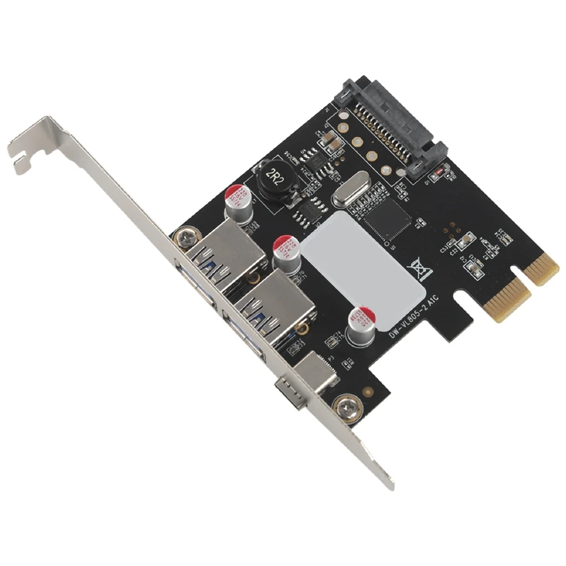 Tarjeta de expansión Usb 3,1 tipo C Pcie A 1 Tipo C y 2 tipo A 3,0, concentrador de controlador Pci Express para Pc de escritorio