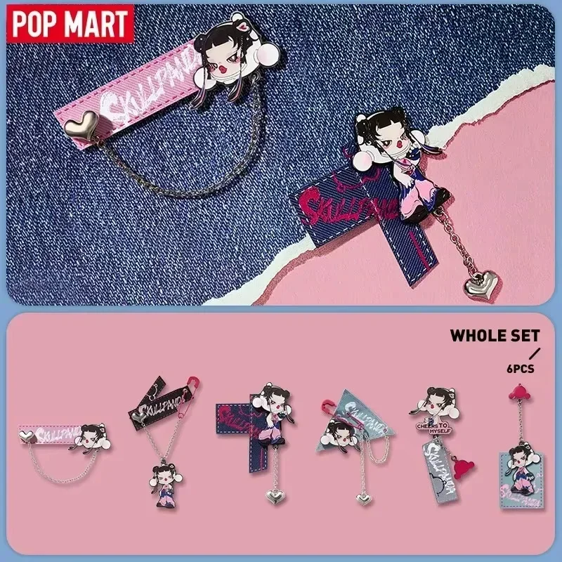 

POP MART SKULLPANDA CHEERS TO MYSELF Series Badge Ornament Blind Box Mystery Box Guess Bag Toys Doll Cute Anime Figure