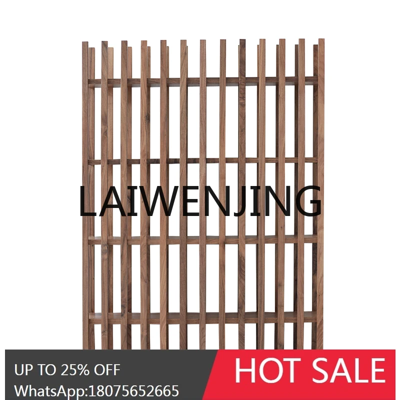 RWJ Log Zhigongfang Wood Bar Bookshelf Partition Screens Shelf Decoration