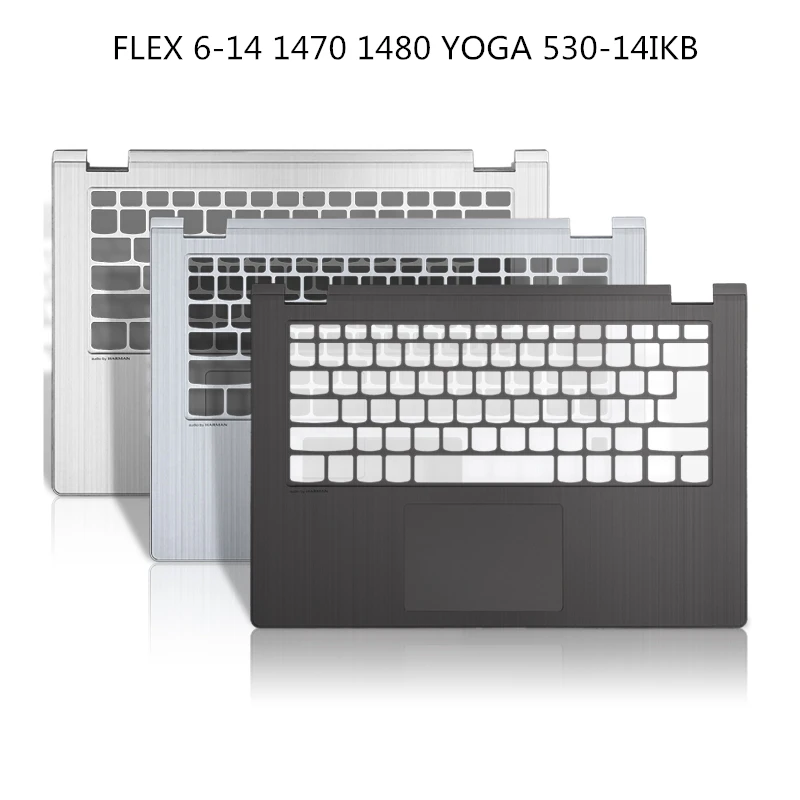 New Top Case Top Cover Palmrest Upper Cover For Lenovo FLEX 6-14 1470 1480 YOGA 530-14IKB Bottom Cover Lower Case Base Carcass