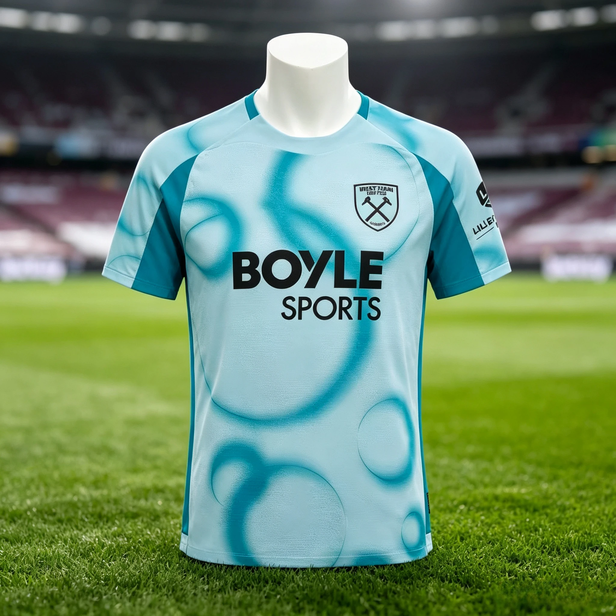 Unisex West Ham United 26/27 Short Sleeve Football Jersey Fan Training Sports Top Family Matching Seasonal Design