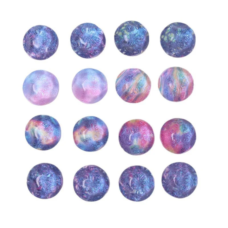 

Wholesale 100pcs/lot 19mm color pattern print geometry rounds shape resin cabochon beads diy jewelry garment hair accessory