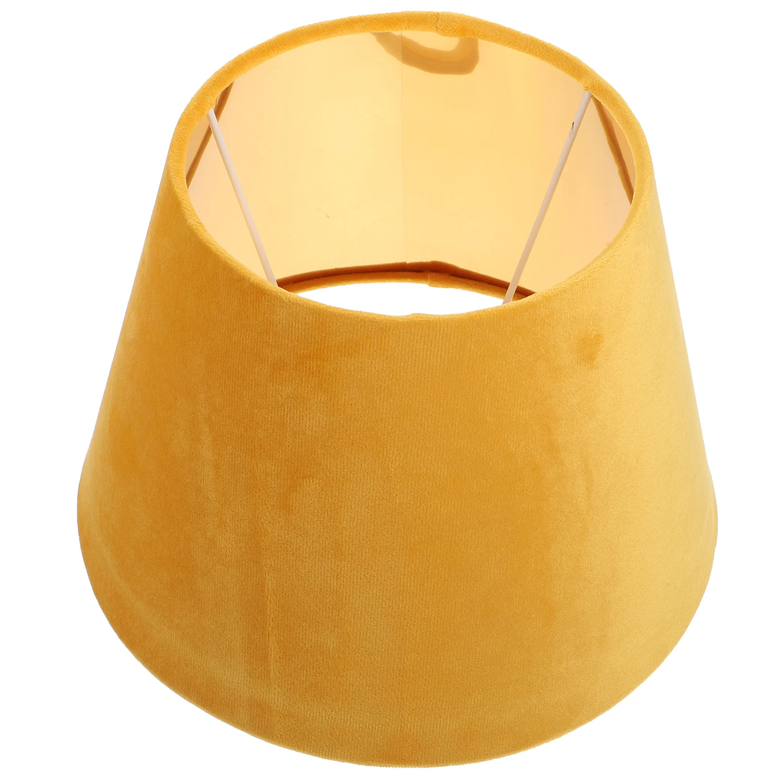 

Golden Lampshade Country Decor Decorative Lampshades Accessories Fabric for Table Cover Child