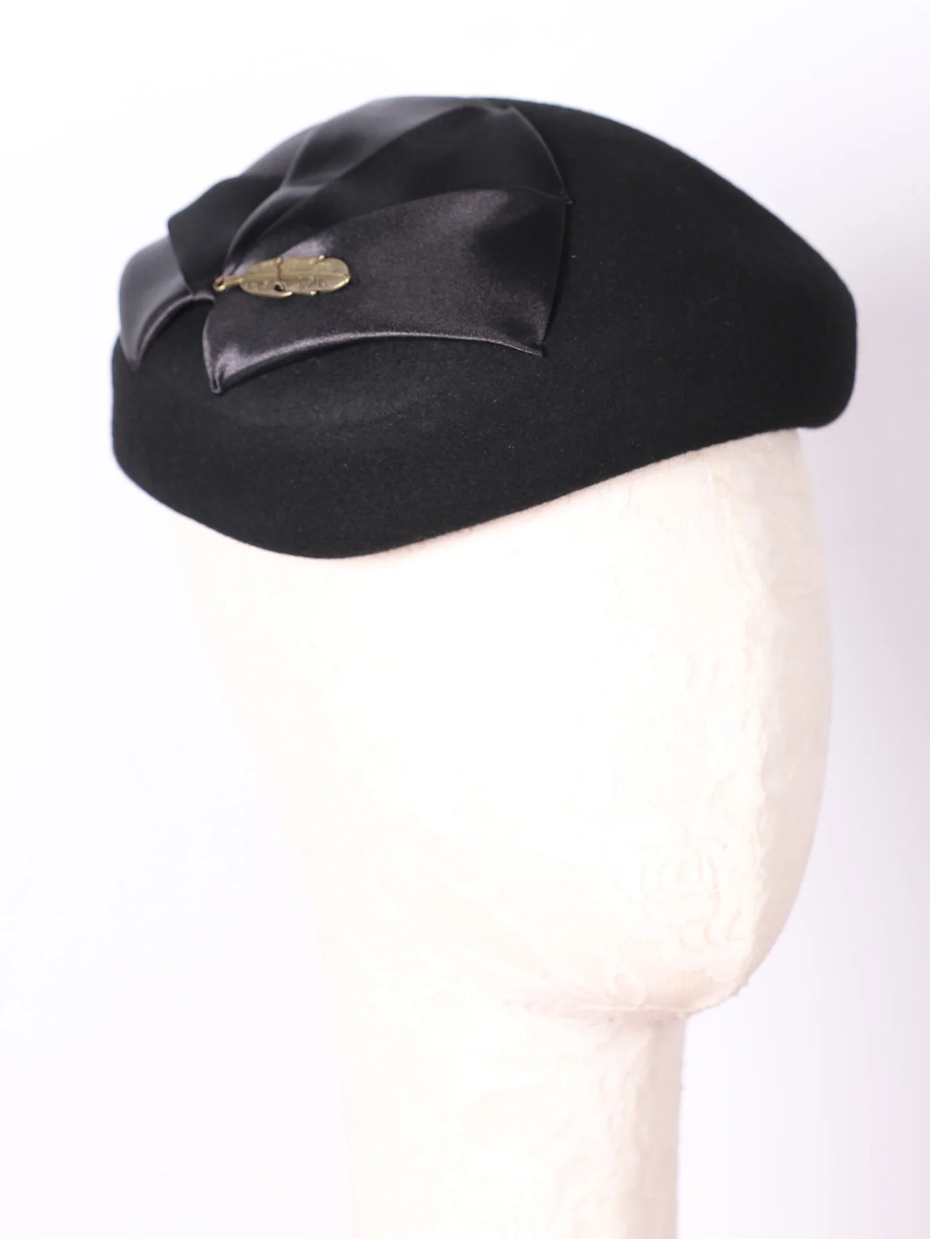 Eleganter Wollfilz-Fascinator-Hut für Damen, Damen, Hochzeit, Cocktail, formelle Kirche, Teeparty-Hüte, Baskenmütze, Kappen mit Blatt – Detail 21