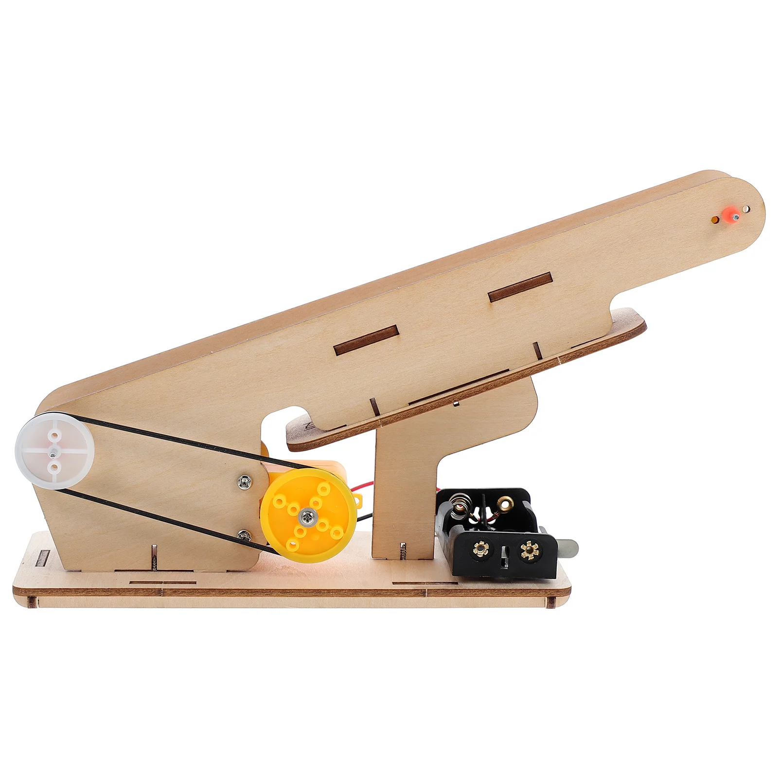 طقم حزام ناقل كهربائي محاكاة واقعية لمشاريع العلوم الجذعية للأطفال مجموعة تجربة البناء التعليمية #5