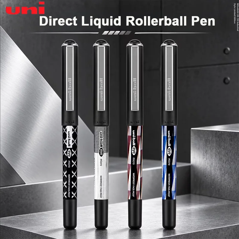 caneta-rollerball-uni-ball-eye-2026-edicao-limitada-ub-150-com-corpo-texturizado-em-diamante-1800m-de-grande-capacidade-escrita-suave-presente-de-colecao-e-valor