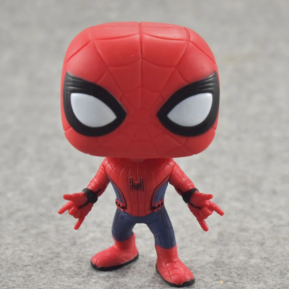 Funko Pop Spider-Man Action Figures Marvel Highly Popular Well-known Character Anime Cartoon Cute Ornament Model Toys Kids Gifts