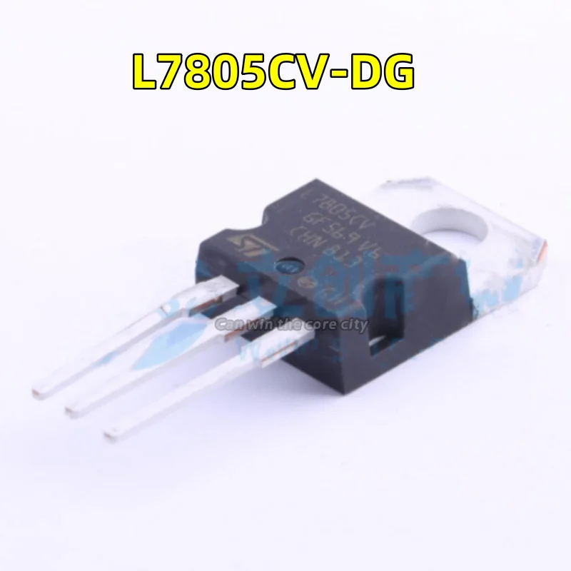 

1-100 PCS/LOT New original L7805CV 5V three-end straight stabilizer TO-220 thickness 1.5A L7805CV-DG