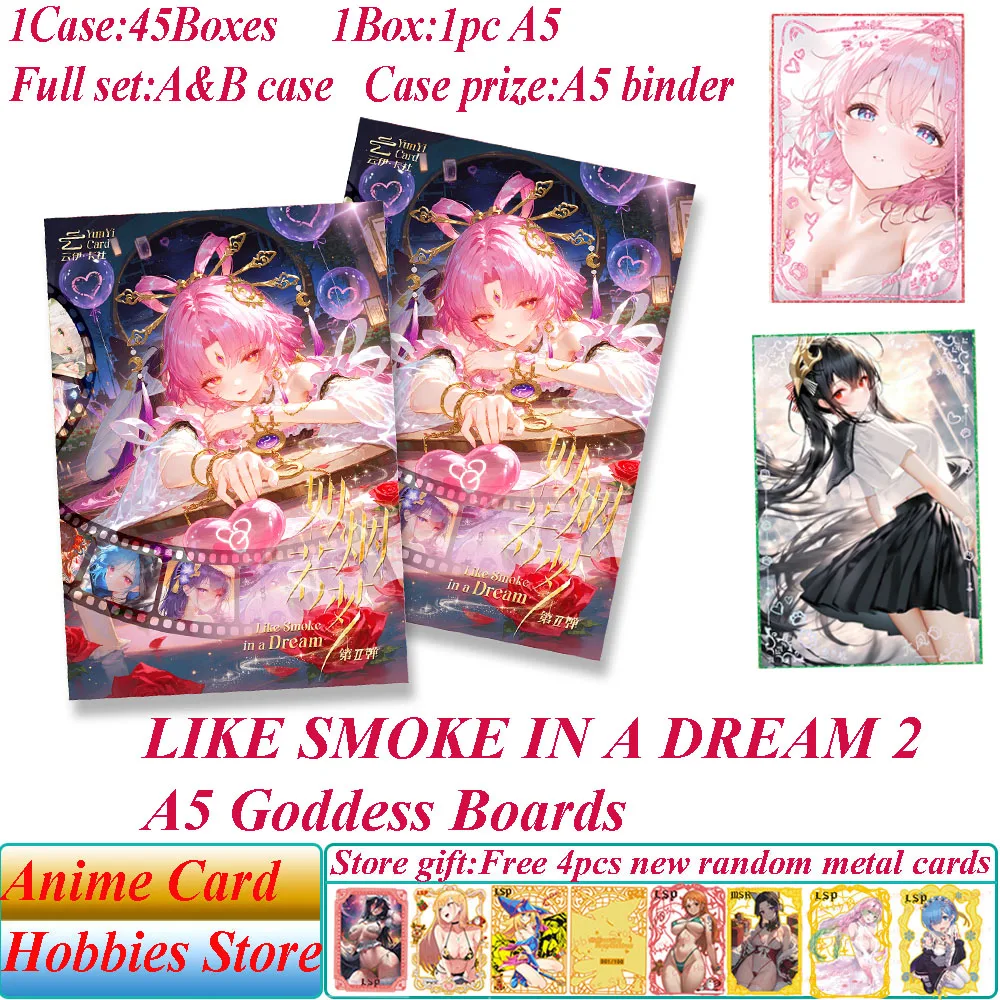 

Goddess Story Smoke Like a Dream Second Round A5 Goddess Acrylic Color Paper Collection Dynamic Video Beautiful Card Kid Gift