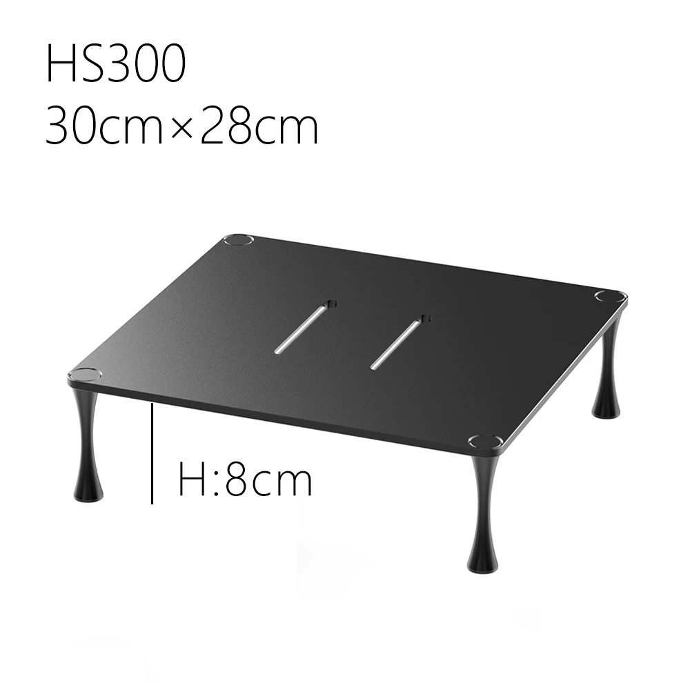 ESTE DDHIFI-Support de rangement pour ampli de bureau, en aluminium noir, HiFi T1, pour les transformateurs audio de table, HS300