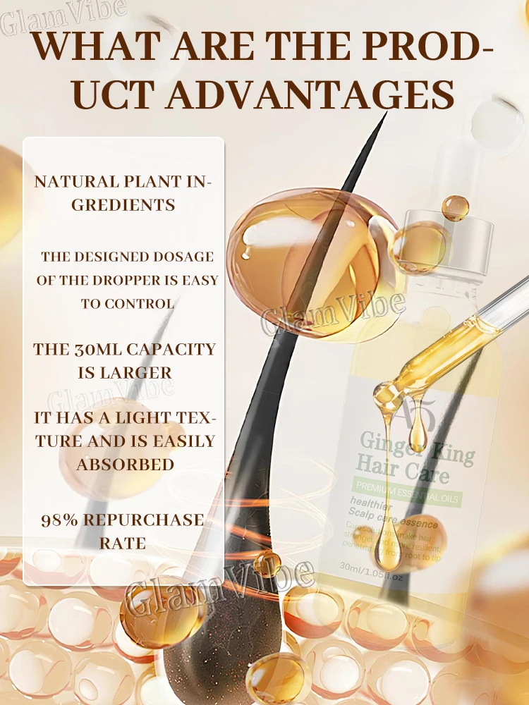 Vᴏʟᴜᴍɪᴢɪɴɢ ʜᴀɪʀ ᴏɪʟ promotes hair follicle regeneration.