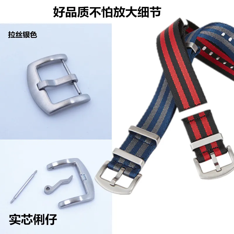 Strap High quality nylon watch strap bracelet washable replacement strap 22mm 20mm 24mm 18mm