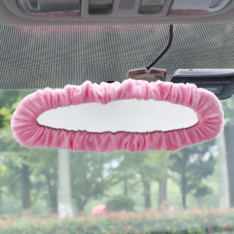 1Pc Car Mirror Protector, Car Interior Decoration, Protect the Rearview Mirror Neat and Clean, Multiple Colors Are Available