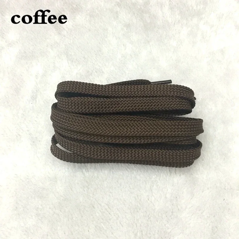 1Pair Classic Double Flat Shoelaces Solid Color Hollow Braided Sneakers Shoe laces for Men Women Shoelace Shoes Accesories image 6