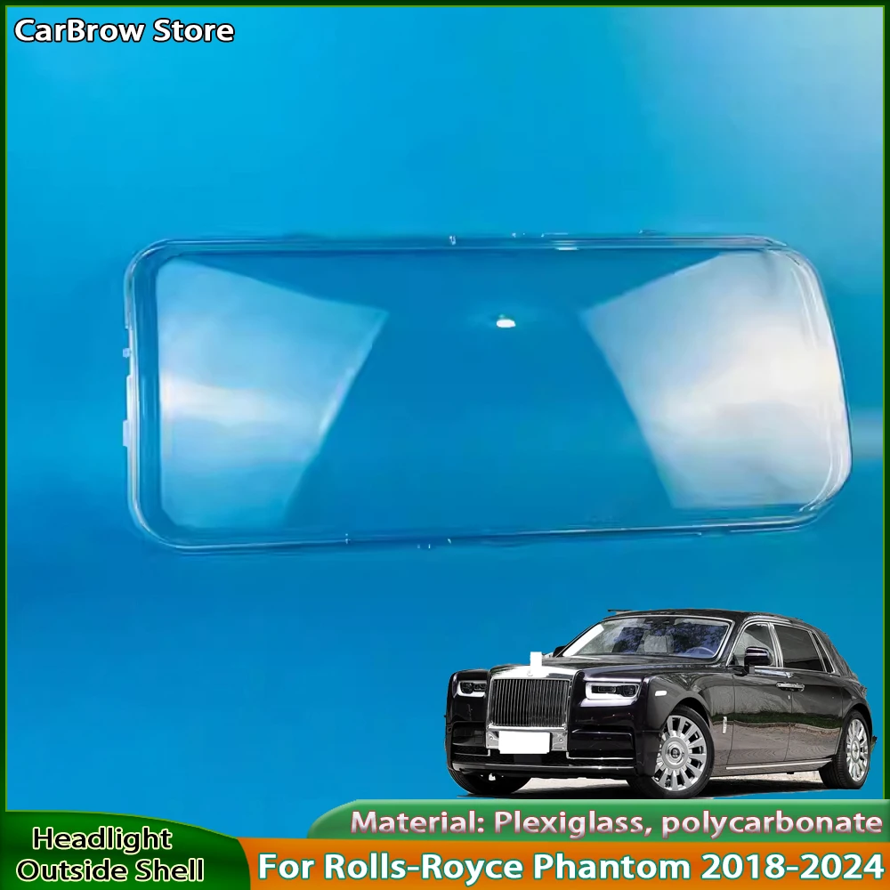 

Для Rolls-Royce Phantom 2018-2024 автомобильные аксессуары противотуманные фары крышка объектива противотуманная лампа корпус абажур прозрачный абажур маска