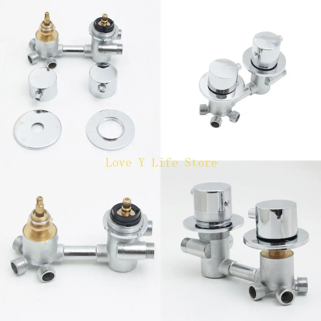 

L74C 4-выходной переключатель, смеситель для душевой комнаты, четырехскоростные термостатические смесительные клапаны