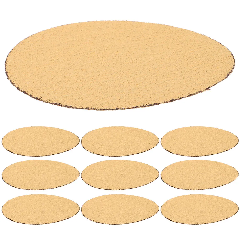 

10 Pcs CD Glue-back Sandpaper Disc Pad Sanding Discs 60 Grit Grinder Attachment