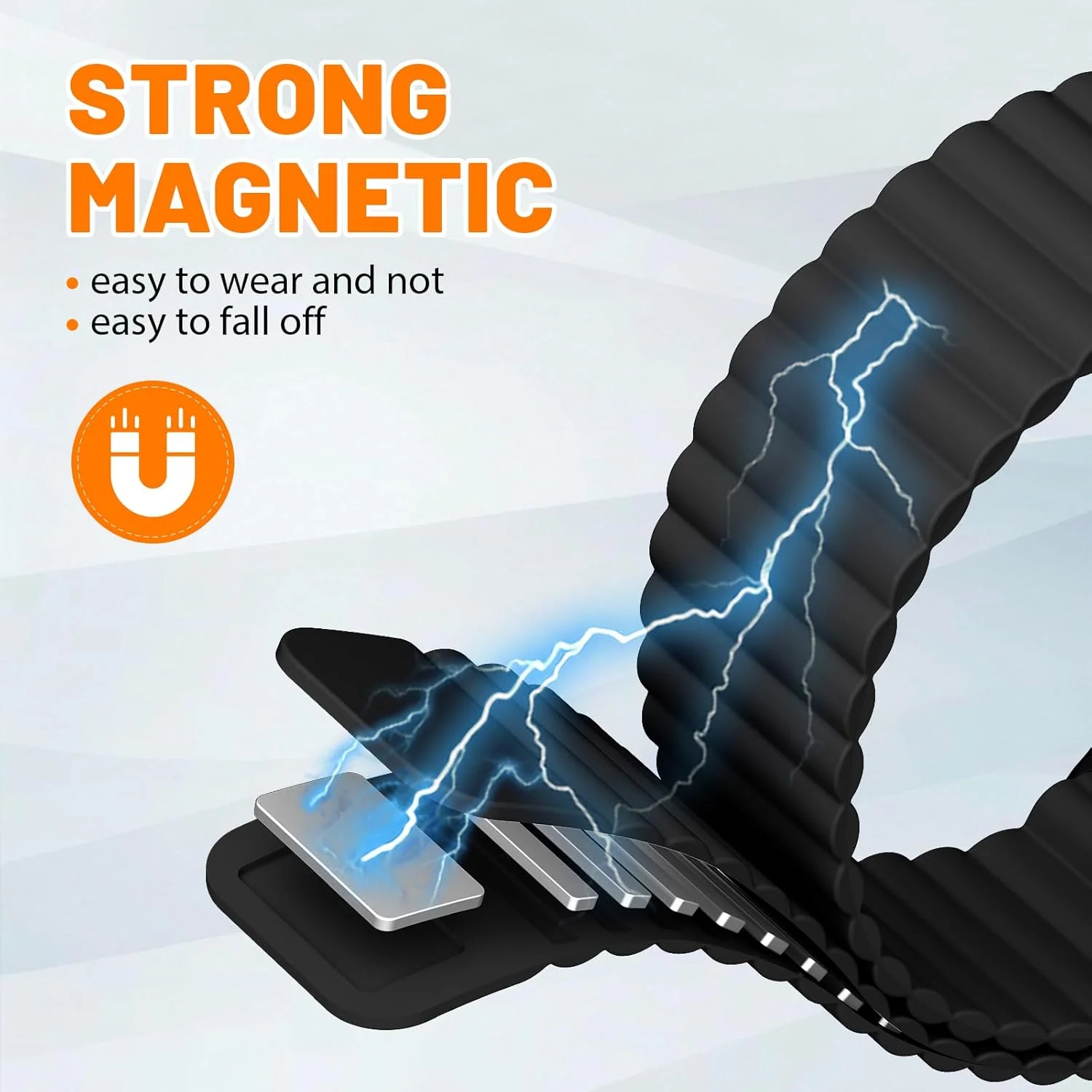 حزام حلقة مغناطيسي لساعة أبل 11 10 باند 42 مللي متر 46 مللي متر 44 مللي متر 45 مللي متر 49 مللي متر 41 40 مللي متر سوار كوريا iWatch Series 9 8 7 6 SE 2026