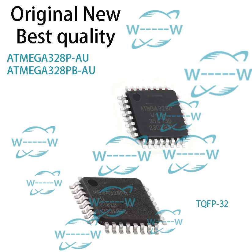 (2-30 PCS)NEW ATMEGA328P-AU ATMEGA328PB-AU ATMEGA328P ATMEGA328PB ATMEGA328PB-U AVR Microcontroller QFP-32 IC CHIP