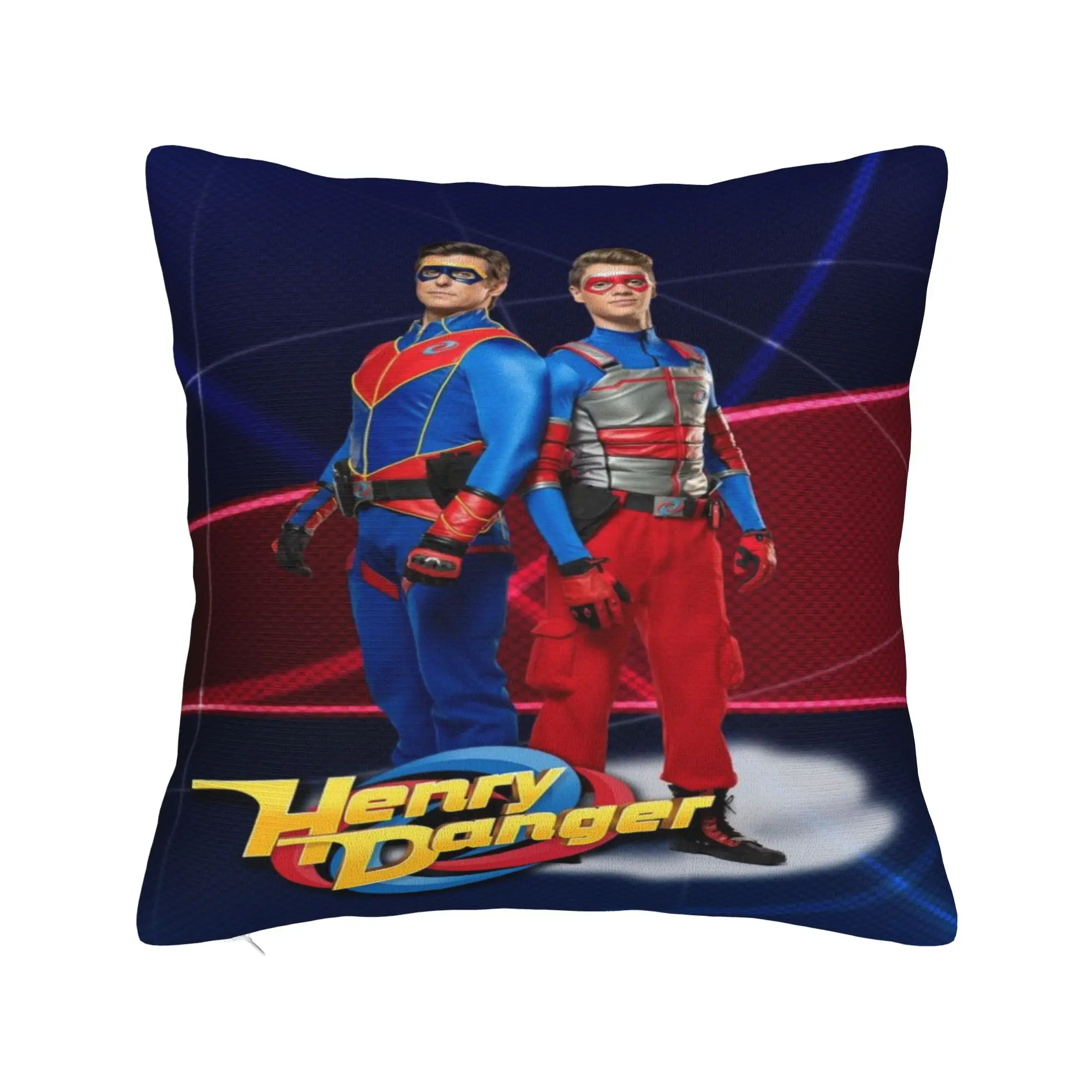 Captain Henry And Kid Danger Pillowcase Cushion Cover  Pillow Covers Soft and Sweet Bedroom Decorations Square Multi-Size