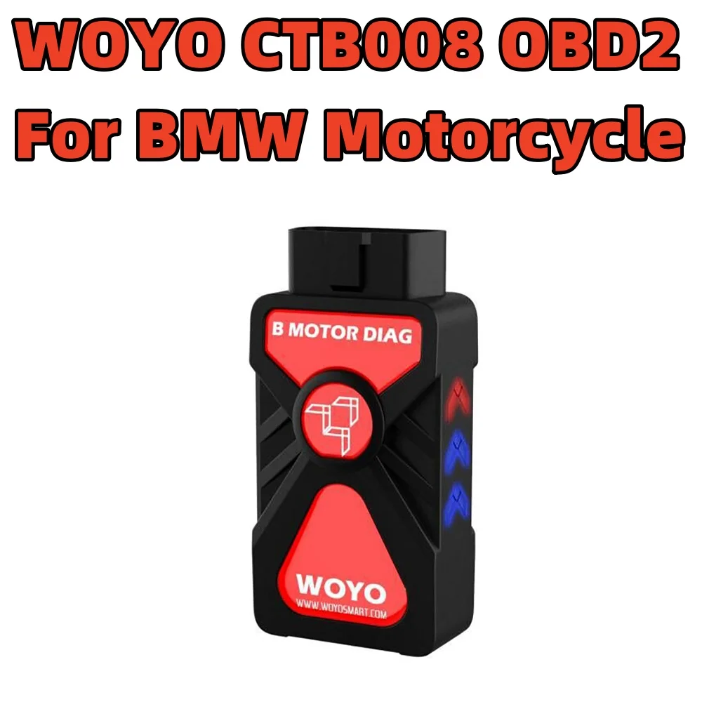 

WOYO CTB008 For BMW Motorcycle OBD2 Diagnostic Scanner Motor Diag for BMW BT 5.0 OBD Wireless Cellphone Tester High Quality