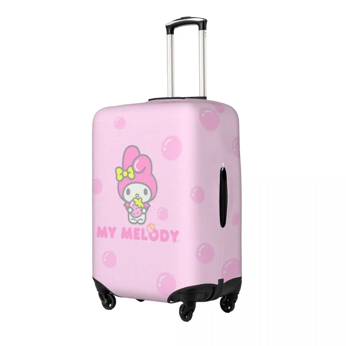 Sanrio My Melody Cute Luggage Suitcase Covers Luggage Cover Protector Scratch Resistant Travel Essentials Fits 18-32 Inch