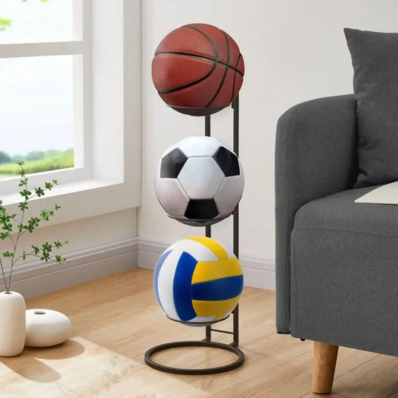 

Indoor Children Basketball Storage Rack Put Ball Football Storage Basket Placed Rack Kindergarten Volleyball Stand Holder Space