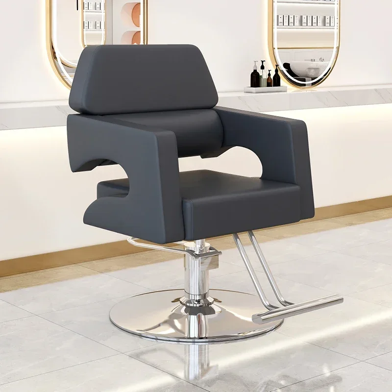 #Nordic Beauty Barber Chairs Premium Simple Style Minimalist Salon Chairs Space Saving Luxury Friseurstuhl Salon Furniture