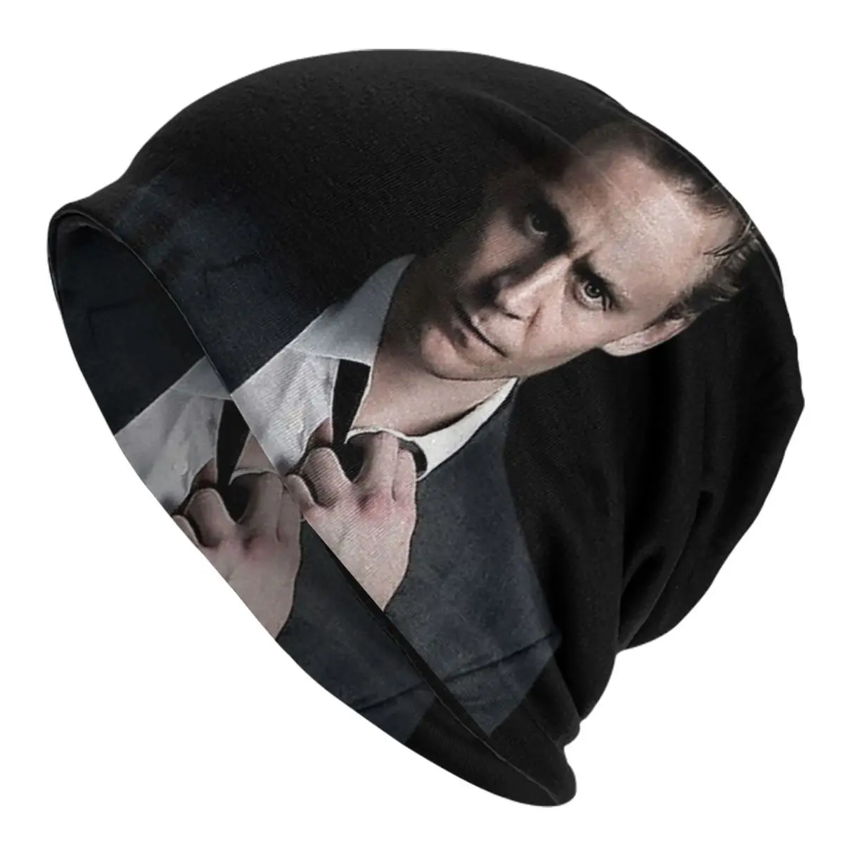 Tom Hiddleston In Suit Actor Cap Goth Autumn Winter Outdoor Skullies Beanies Hats Summer Warm Head Wrap Bonnet Knitting Hats