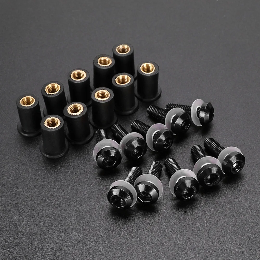 Windshield Screw Nut Sets Windscreen Bolt Kit For BMW F650GS F700GS F800R F800S R1200R LC K1200S F800GS ADVENTURE 1200 GS G310GS