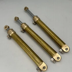 Cilindro idraulico in rame con diametro esterno di 22mm con corsa di 110mm/140mm/160mm per parti di aggiornamento del modello di giocattolo idraulico RC 1/8 1/10