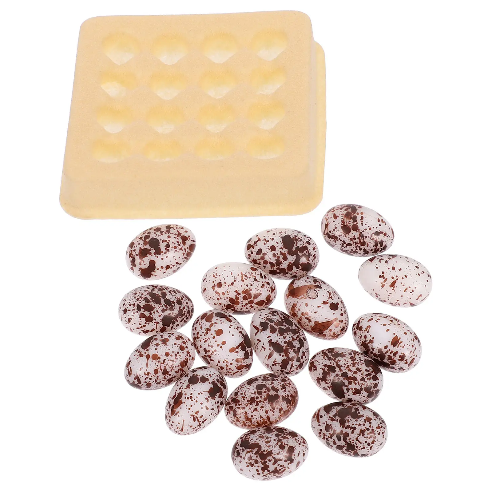 

1Set Miniature Egg Tray with Realistic Simulated Eggs Fine Detail Lifelike Micro Landscape Decor for Dollhouse Kitchen Mini