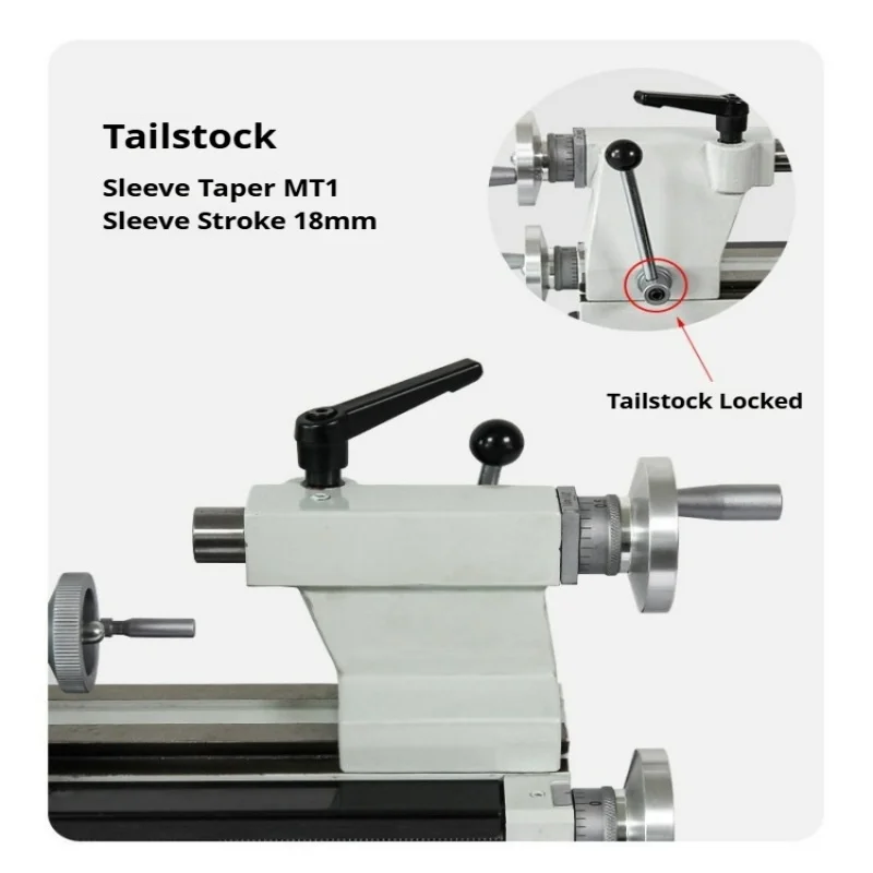 3-in-1 Mini Lathe Milling Drilling Combo Machine Multi Speed Benchtop Metal Working Lathe Mill Drill Combo