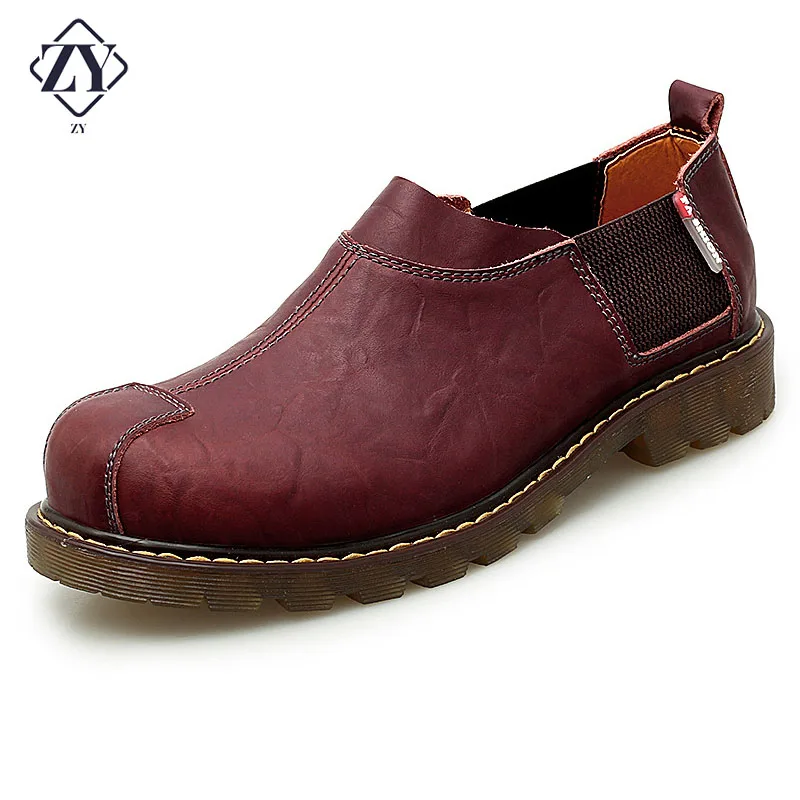 Zapatos Oxford antideslizantes de negocios para hombre, zapatos casuales de cuero de vaca de alta calidad, moda Oxford negra grande, nuevo