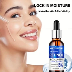Collagen essence,containing collagen,retinol,hyaluronic acid and other active ingredients,help skin retain moisture andnutrients