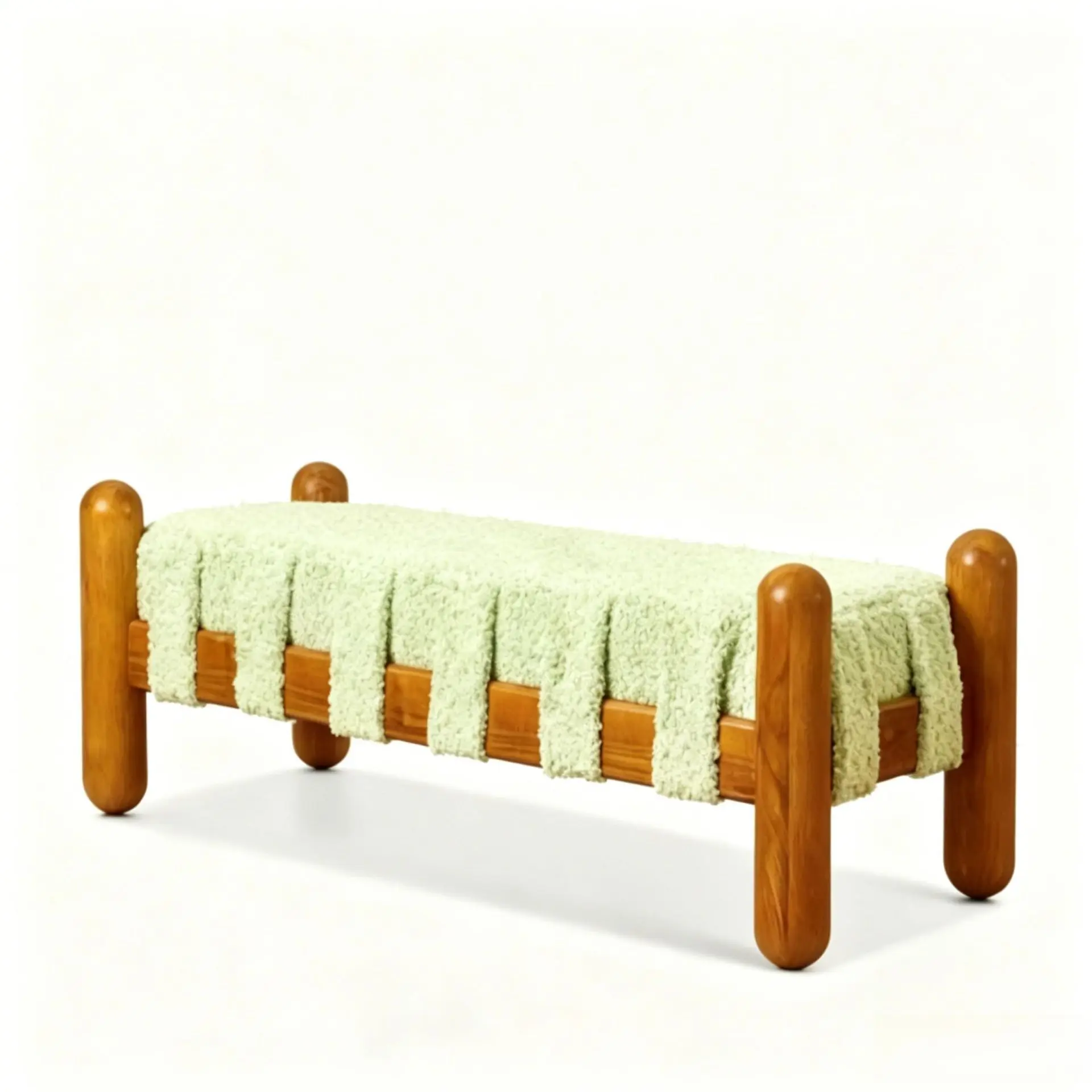 medieval solid wood, bedroom end stool, wabi wind, bed and breakfast living room sofa stool