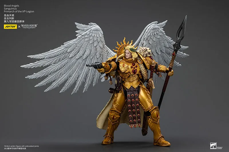 JOYTOY Warhammer 30K 1/18 Blood Angels Sanguinius Primarch of the IXth Legion Action Figure Model Toy for Collection